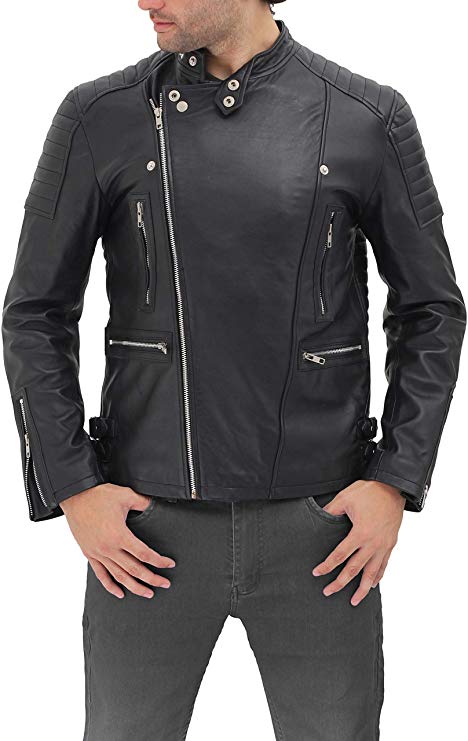 black biker jacket