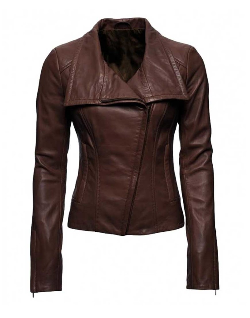 Lyla Michaels Arrow Leather Jacket