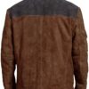 han solo a star wars story brown distressed leather jacket