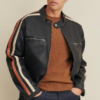 Big & Tall Motorcycle Faux-Leather Jacket